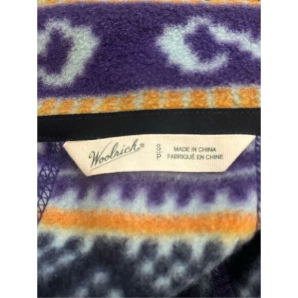 Woolrich Southwestern Western Zip Front Vest Fleece Cold Weather Outdoor Hiking - Picture 3 of 4